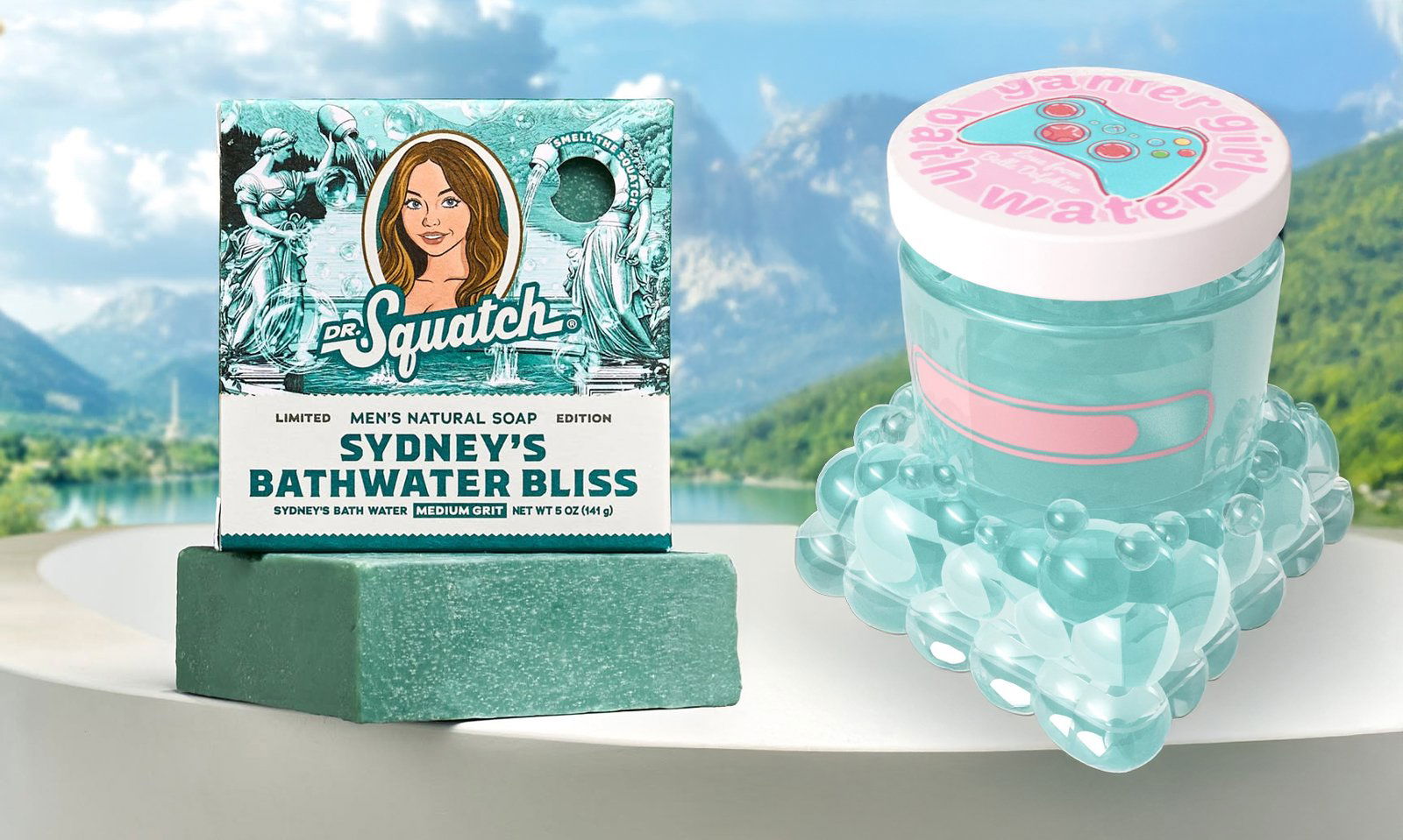 Sydney Sweeney Soap and Belle Delphine Bathwater